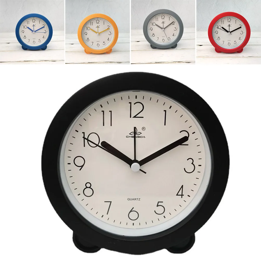 

Classic Mini Round Alarm Clock Portable Snooze Silent Small Digital Clocks Crescendo Beep Bedside Alarm Clock Home Decor