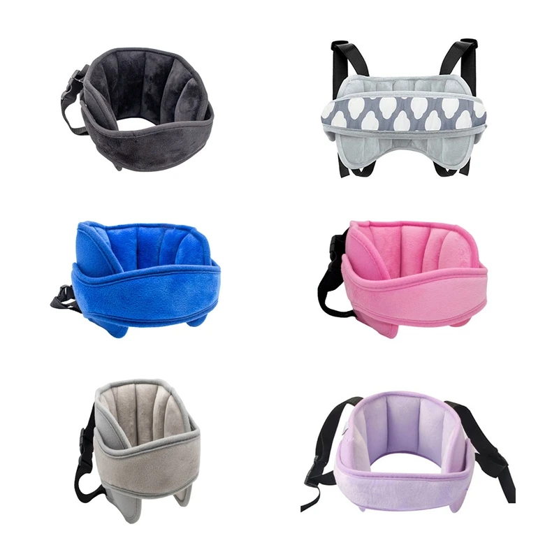 

Baby Car Seat Head Safe Support Children Comfortable Head Neck Pillow Adjustable Belt Fastening Sleep Positioner Saftey Pillows