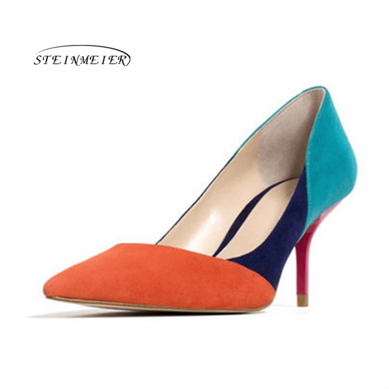 Туфли женские на высоком каблуке пикантные элегантные офисные туфли-лодочки