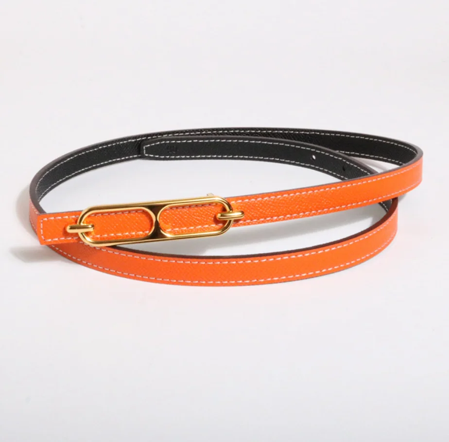 2020 new Luxury brand High quality Pig nose Letter H women real leather belts buckle dress jeans sweater waistband belt