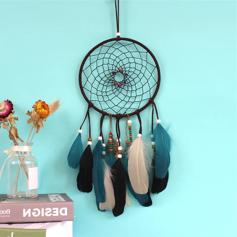 

Woven Dream Catcher Pendant Indoor Dress Up In The Sky Hangings Wind Chime Ornaments For Classmates Birthday Gifts Home Decor
