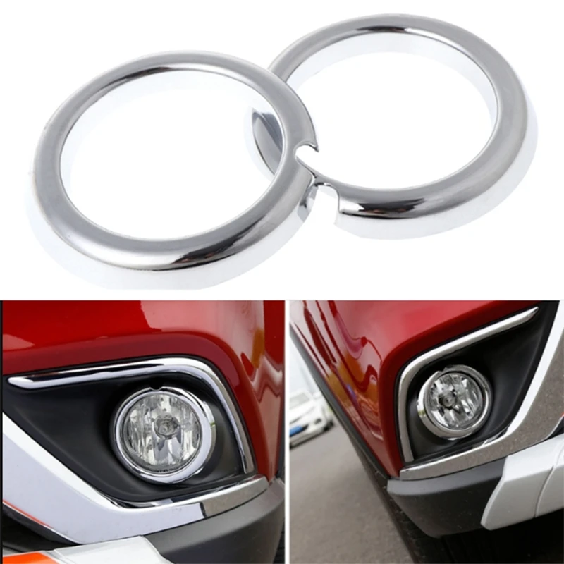 ABS хромированные передние и задние противотуманные фары декоративная рамка для