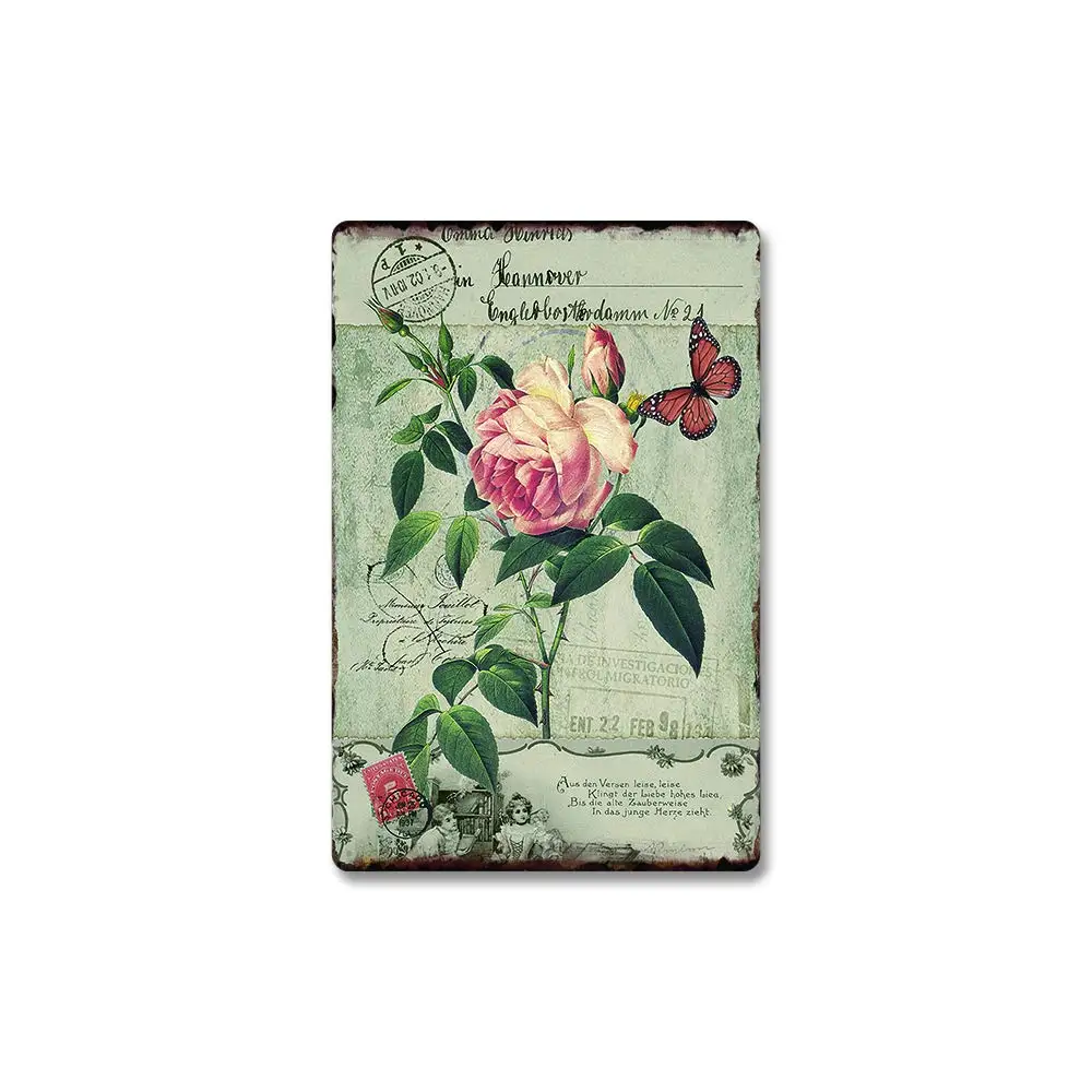 

Garden Show!8x12 inPersonalized Vintage Metal Signs Gifts for Garden Fan Lovers