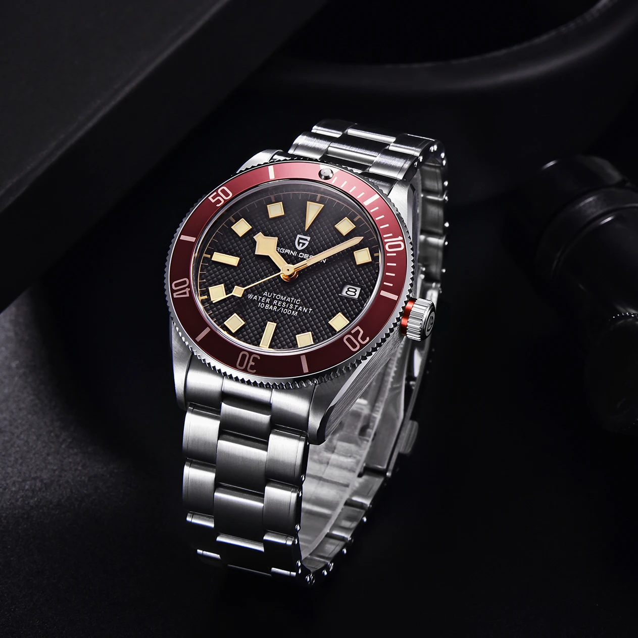 

2021 New PAGANI DESIGN BB58 Men's Watches Mechanical Watch For Men Luxury Automatic Watch Men NH35 100M Waterproof Reloj Hombre
