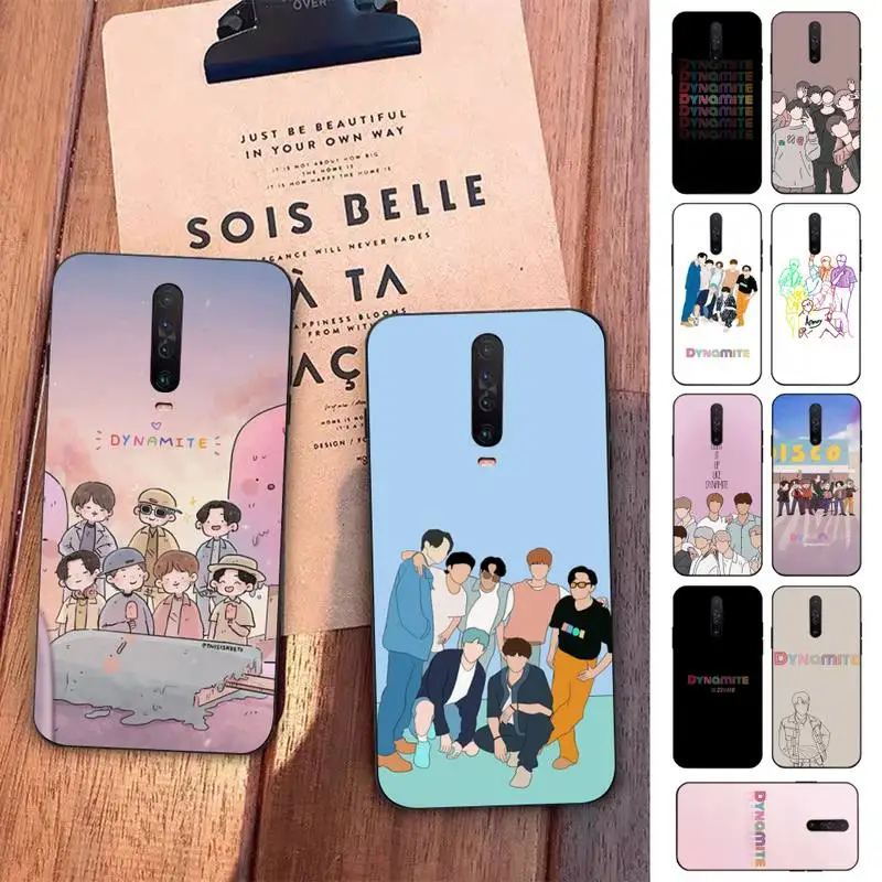 Remazy Fashion Kpop Korean DYNAMITE Phone Case for Redmi 5 6 7 8 9 A 5plus K20 4X S2 GO 6 K30 pro
