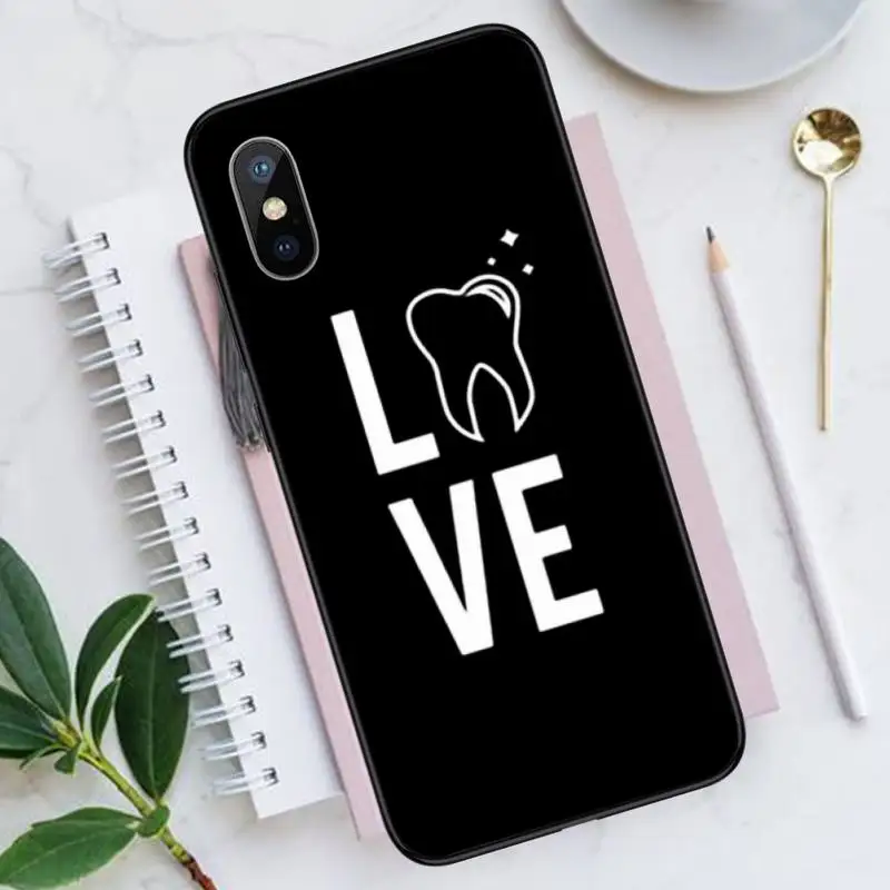 

Cartoon Crowned Teeth Dentist Dental Phone Case for iPhone 11 12 mini pro XS MAX 8 7 6 6S Plus X 5S SE 2020 XR Luxury funda