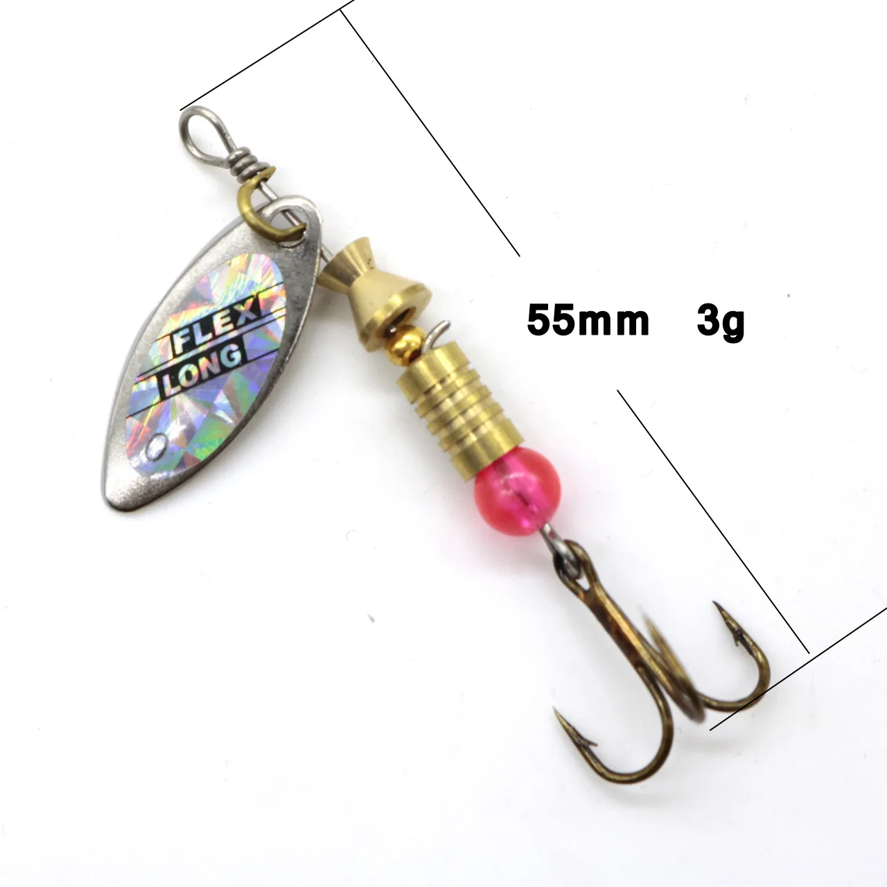 Metal Spoon Spinner Fishing Lure 10pcs Set Spoonbait Crankbaits Fishing Wobblers for Pike Crochet Kit Artificial Bait