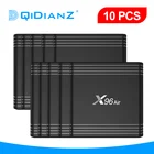 ТВ-приставка x96, Android 9,0, X96air, 10 шт., Amlogic S905X3, 2,4 ГГц и 5G, двойной Wi-Fi, x96, 4K, Youtube, Google Play, медиаплеер pk h96 hk1max