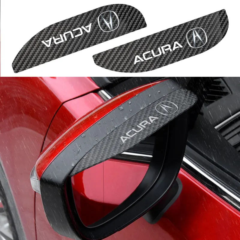 

Car Accessories Rearview Mirror Rain Eyebrow Shield Cover for Acura Integra TLX ILX RL NSX ZDX MDX RDX TSX RSX RLX Car Styling