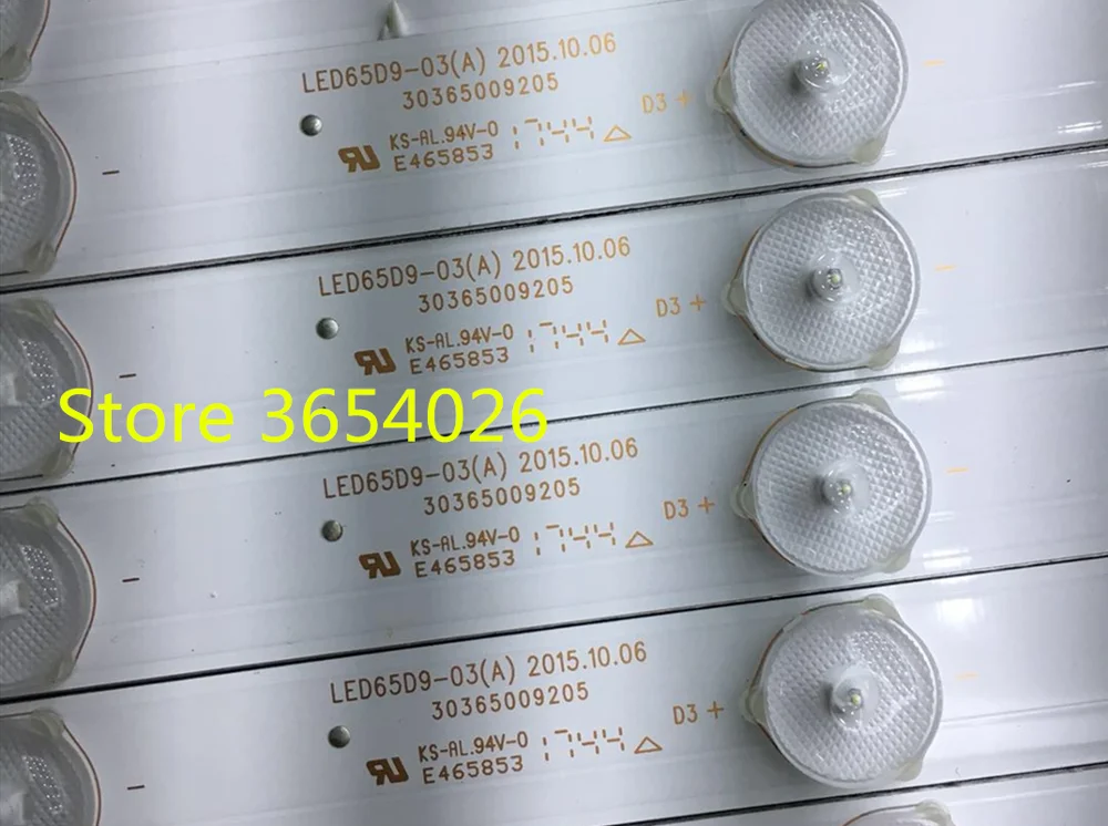 1 комплект = 16 шт. светодиодный свет бар 65D9-03 (A) 65D10-03 для U65H3 65A5M LS65AL88K81 LS65AL88U51A 30365009205