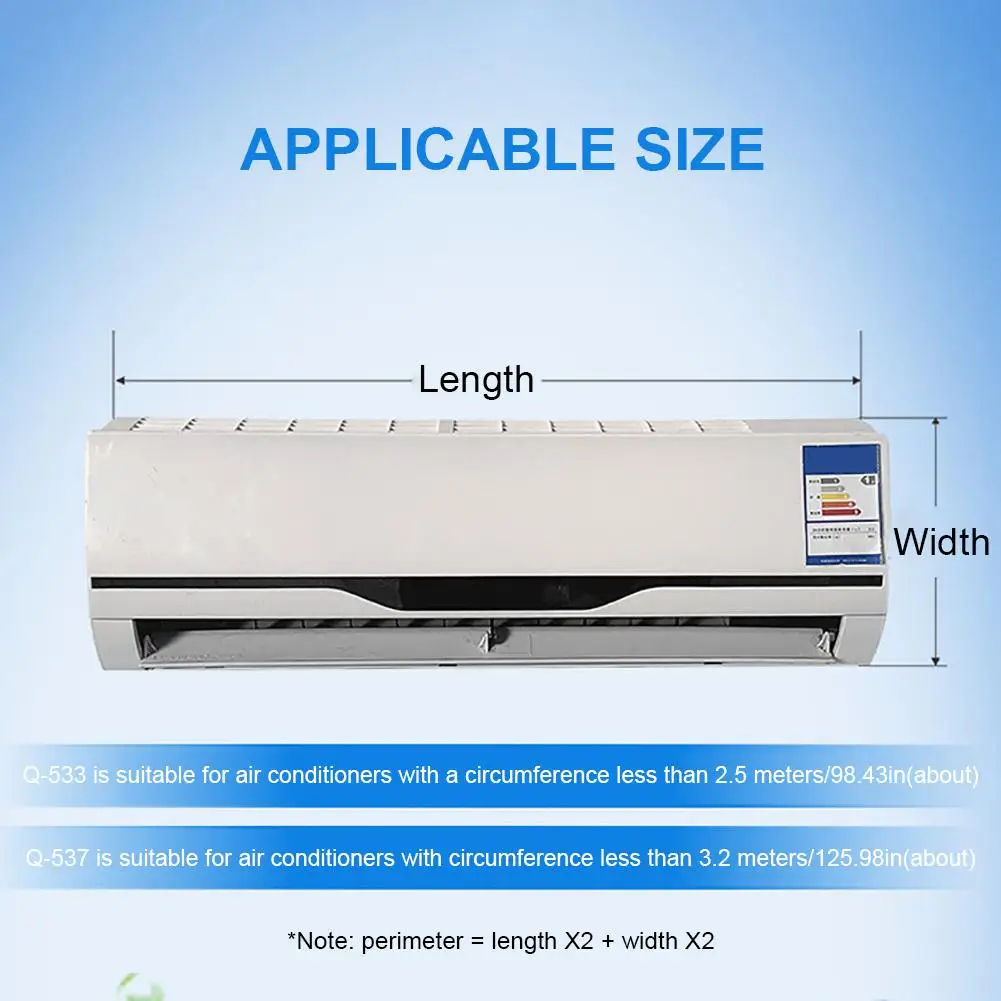

Wall Mounted Air Conditioner Cleaning Cover Dustproof Waterproof Air Conditioner Cover With Drainage Port And Water Tube