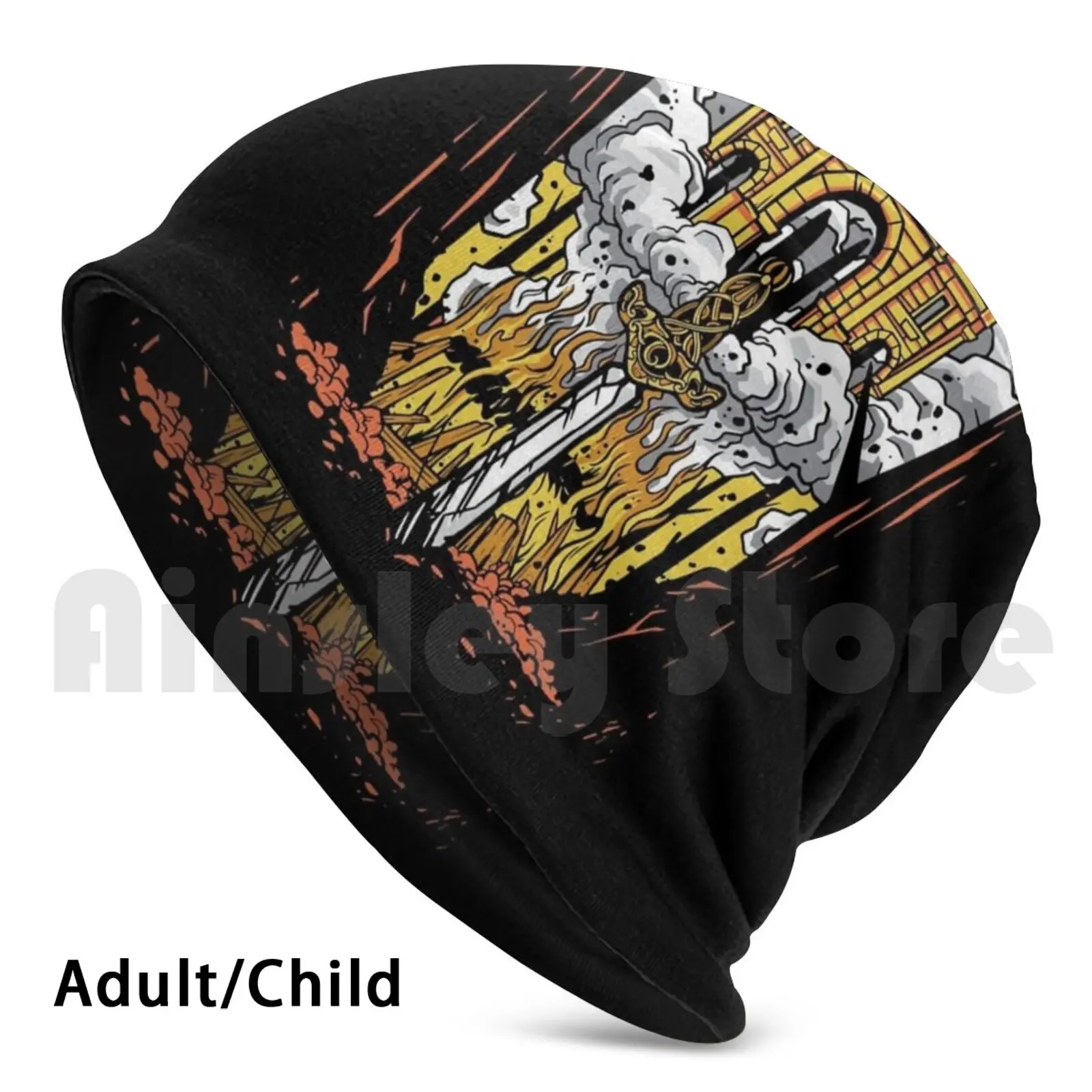 Погребальная шапочка викингов Кепка с принтом сделай сам скандинавский стиль