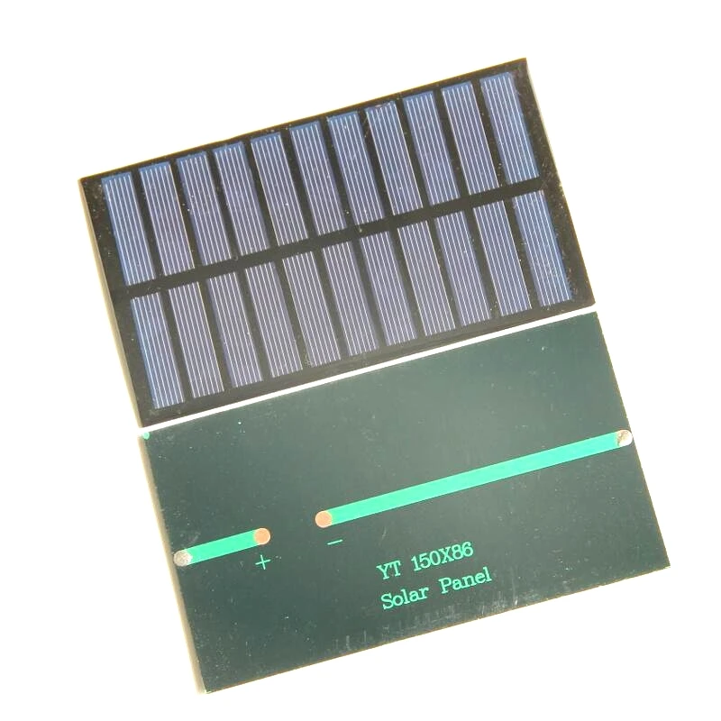 2pcs 1.6W 5.5V Mini Solar Cell Polycrystalline Panel DIY Charger 150*86*3mm Education Kits Free Shipping | Электроника