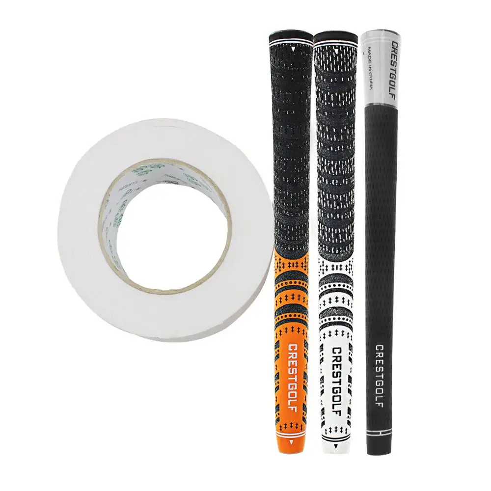 

CRESTGOLF Double Sided Golf Grip Tape For Golf Clubs Grip Installation Golf Grip Strip Putter Tape 2"* 50m/1"*50m/2"*0.2m