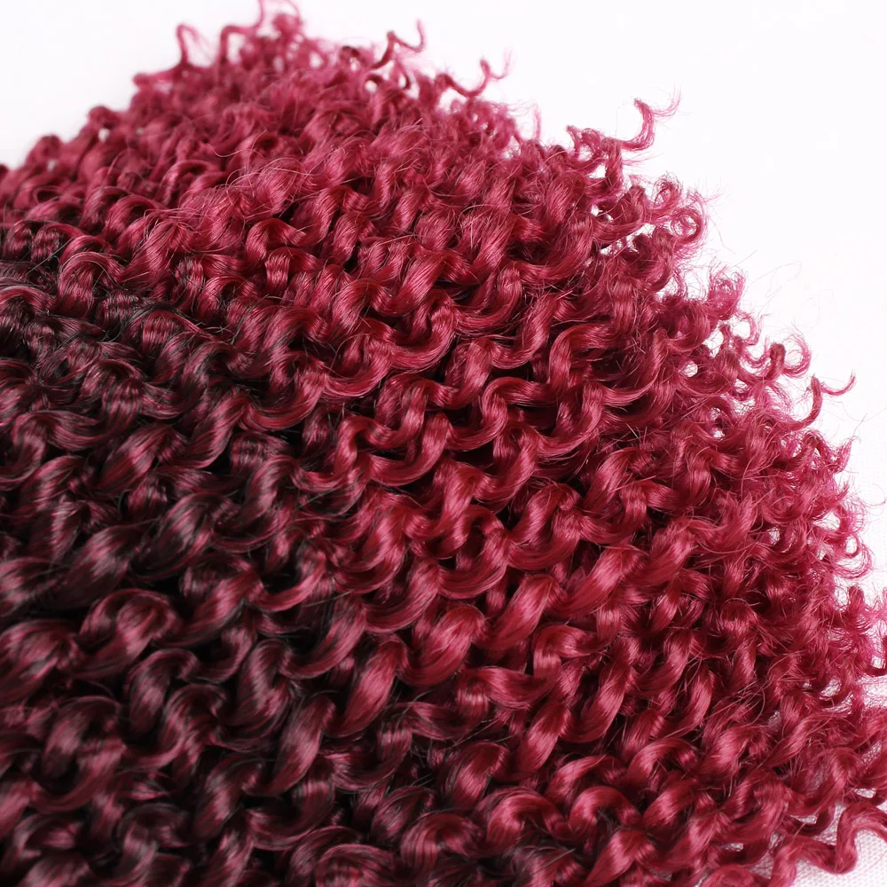 Marly Bob Ombre волосы для наращивания синтетические Marly Jerry curl ямайские прыгающие вязанные волосы афро кудрявые вязанные косы