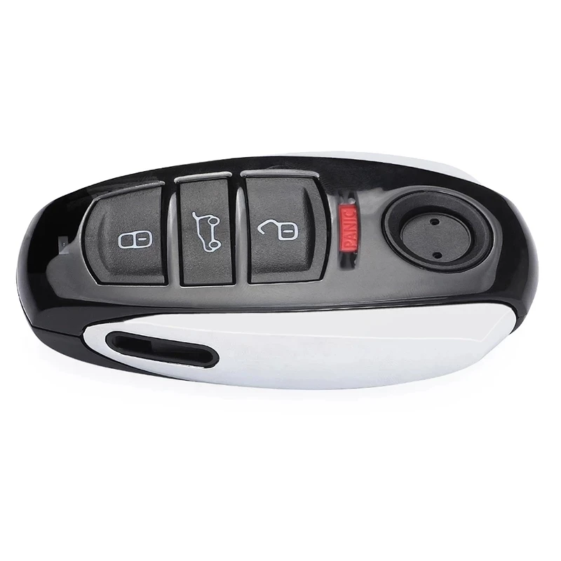 Фото Полубесключевой дистанционный ключ KEYECU IYZVWTOUA для Volkswagen VW Touareg 2011 2012 2013 2014 2015 2016 2017 Fob 4 кнопки ASK 315 МГц №3