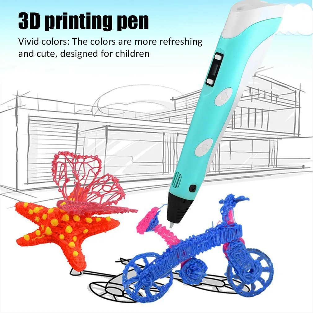Ручка для 3d печати 12 В ручка карандаш рисования Stift PLA Филамент детей обучение