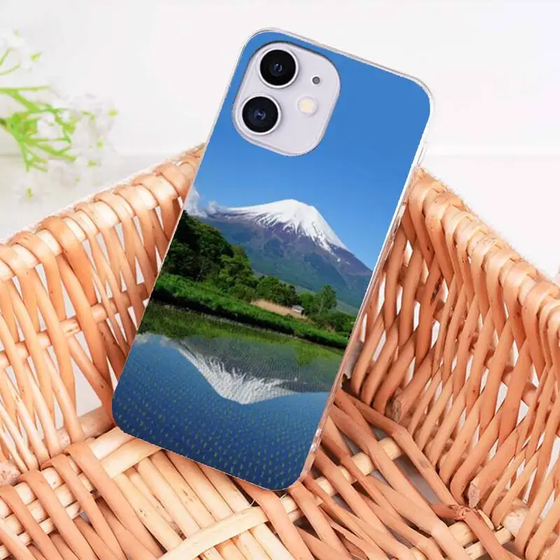 

Fuji Mountain Phone Case Shell Back For Iphone 12 11 PRO MAX X XS XR 4S 5S 6S 7 8 PLUS SE 2020 Cases Cover