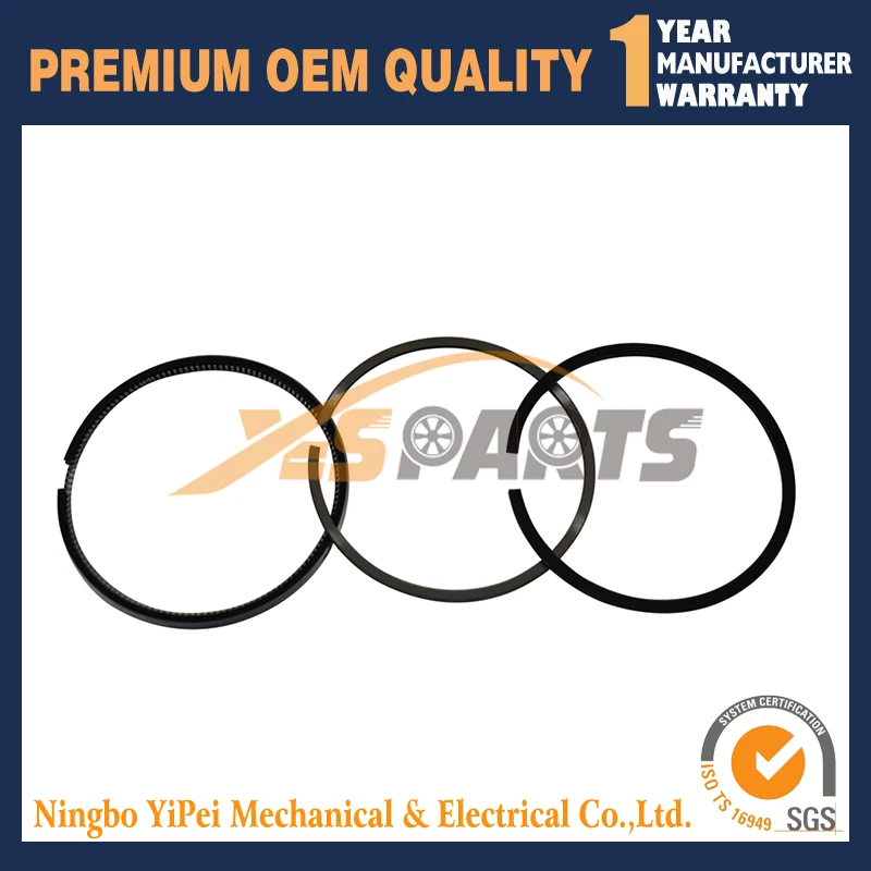 Поршень двигателя + комплект колец D1503 STD 83 мм для Kubota |