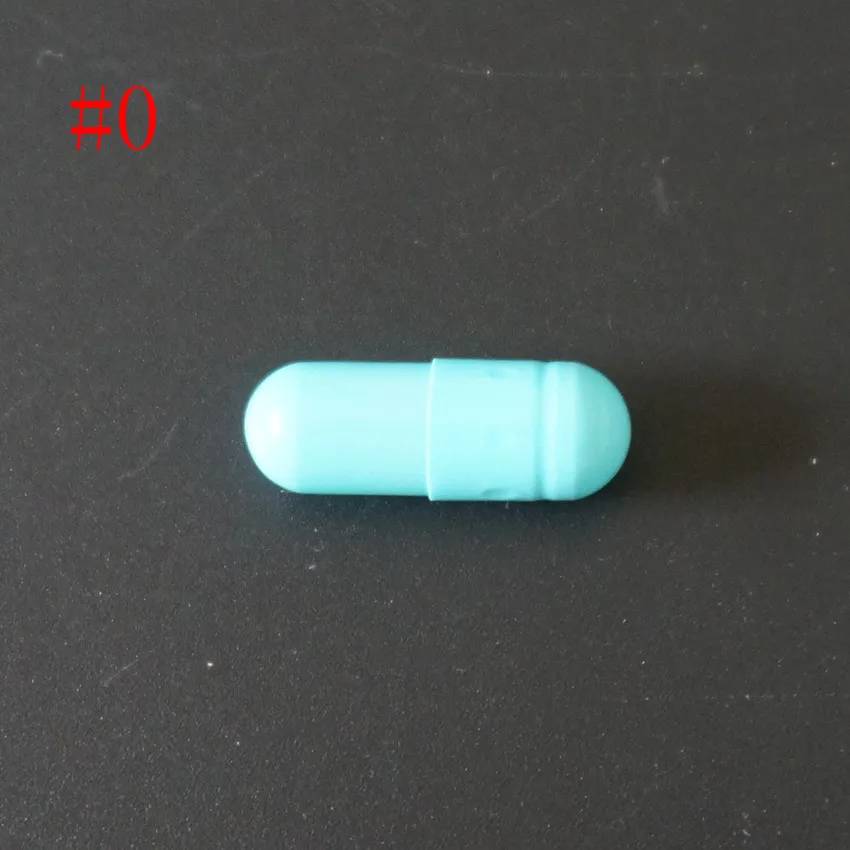 

0# 1000~10000pcs 0 size Lake Blue High quality gelatin empty capsules, hollow gelatin capsules ,joined or separated capsules
