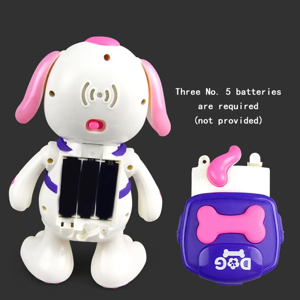 

Electric Music Light Dance Walk Robot Dog Toy Without Battery Puppy Bounce Interesting Bionic Function Toy
