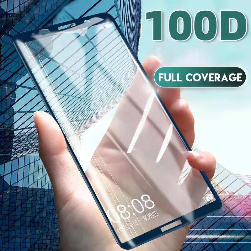 100D закаленное Полное покрытие защитный Стекло на huawei P30 P20 Lite рro Экран Защитная