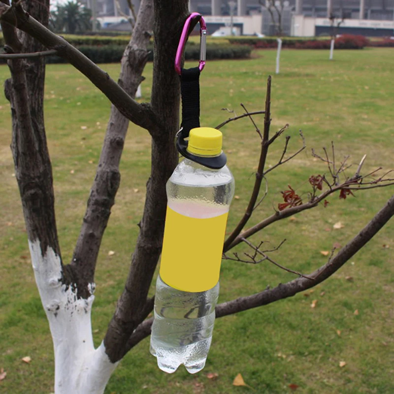 

Sports Outdoor Kettle Buckle Carabiner Water Bottle Holder Camping Hiking Aluminum Rubber Buckle Hook high quality