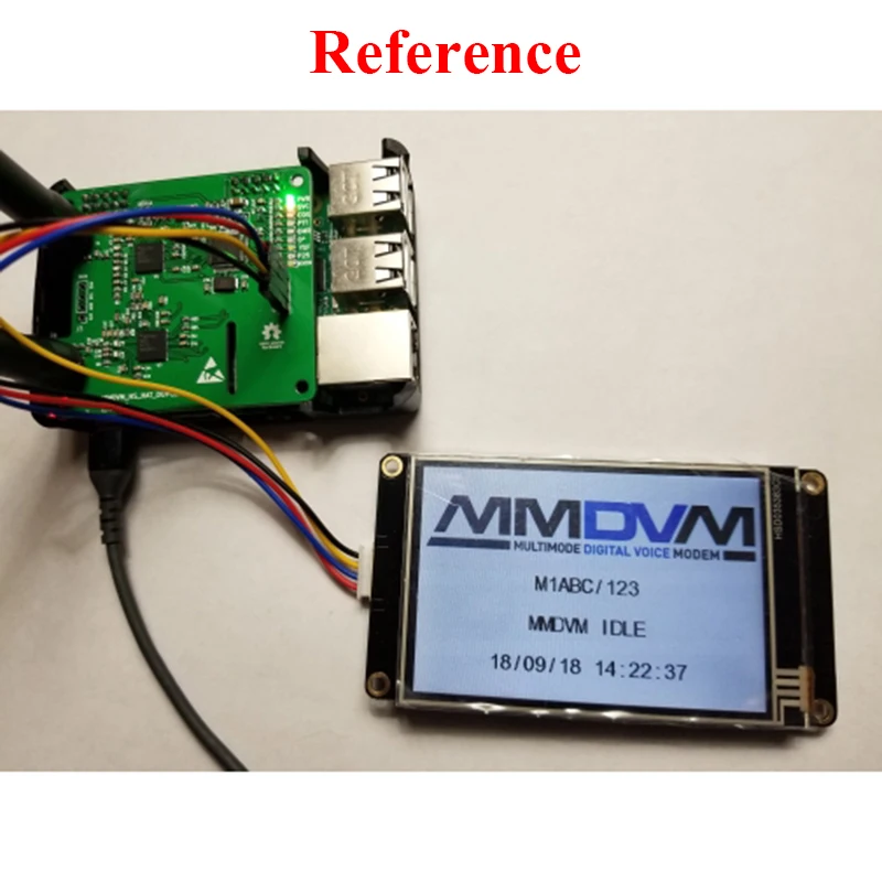 Lusya 2 дюймов TFT OLED Экран MMDVM дуплекс RX TX UHF VHF компиляция java приложений! Поддержка P25