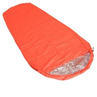 camping thermal insulation sleeping bag on for outdoor hiking camping adventure emergency rescue blanket double sleepy bag adult