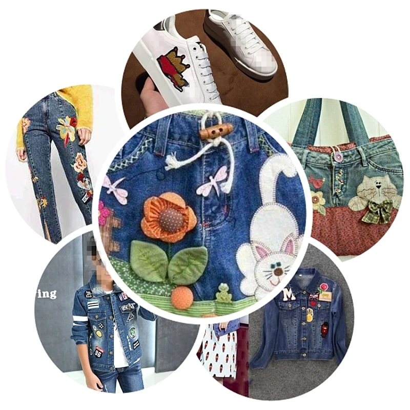 

Black White Letters Patches Animal Zipper Embroidery Patches For Clothes Iron on Appliques Clothes Jeans Stickers Badges Patch