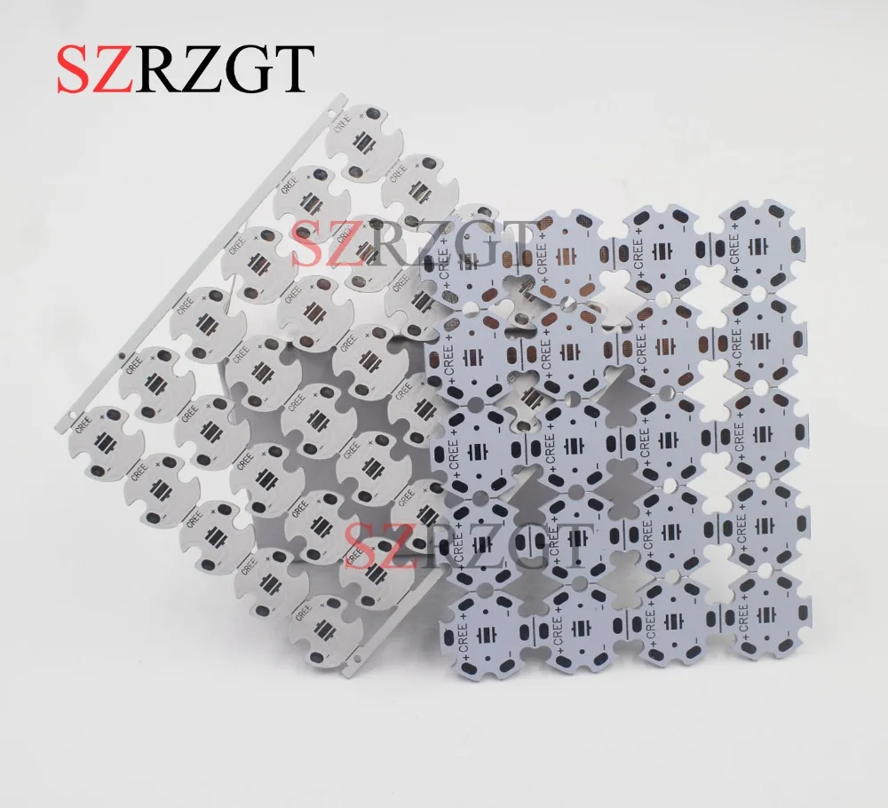 Cree XPE XP-E /XTE XT-E/XPG XP-G 3535LED PCB алюминиевая плата 20 мм 16 для DIY | Лампы и освещение