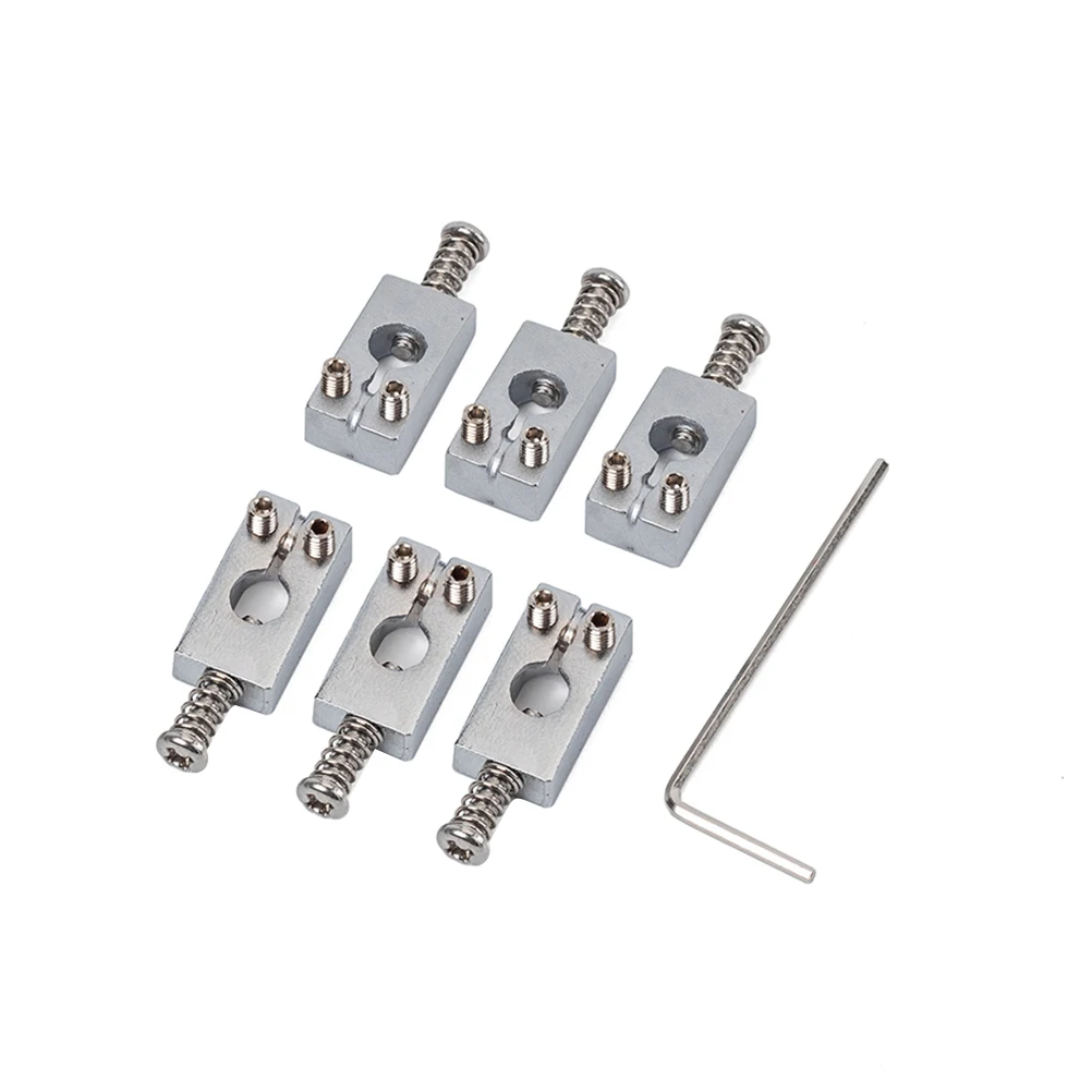 Прочный однострунный мост для гитары GAQ01A 6 шт. каркасный Натяжной музыкального