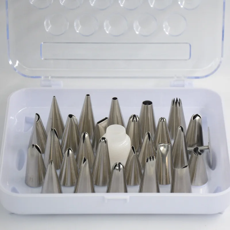 Нержавеющая сталь в коробке печенья торт Трубопроводы Рот Набор 304 бесшовные