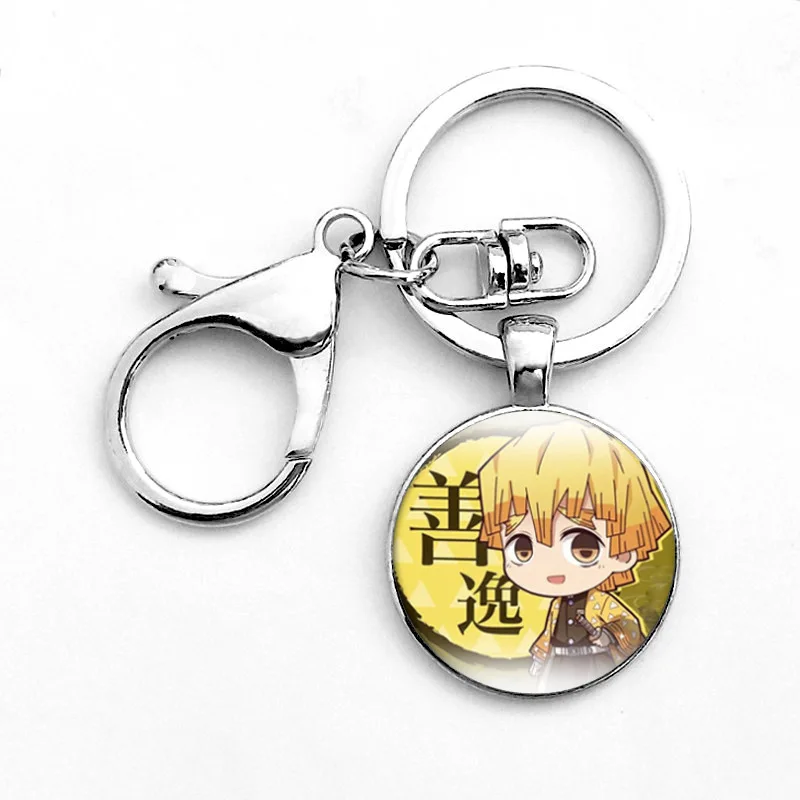 Ключница с мечом Demon Slayer из нового японского аниме 2020 года в стиле косплей, с катаной, призрачным клинком и стеклянным шариком на подвеске - оптовая продажа.