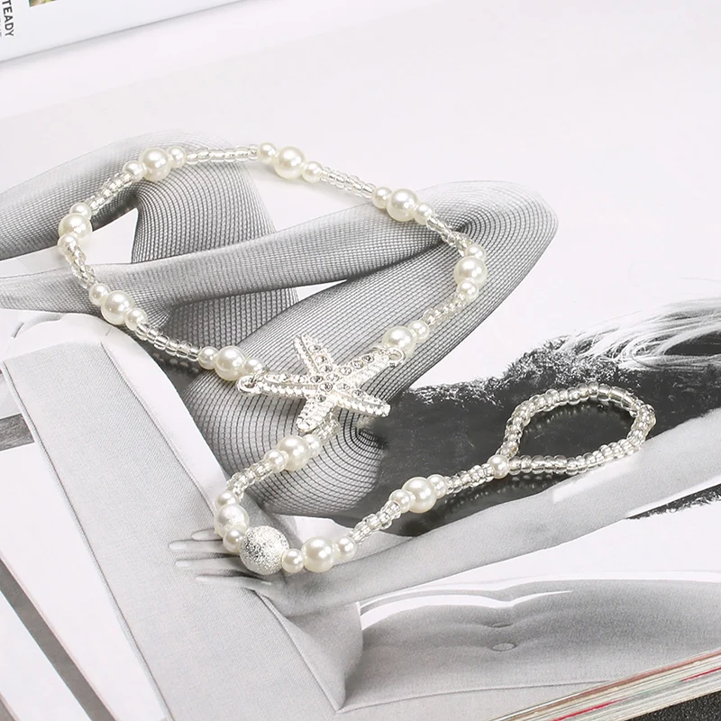 

1/2Pcs Mix Styles Vintage Imitation Pearls Anklet Women Bohemia Foot Beads Boho Ankle Bracelet Toe Beach Jewelry