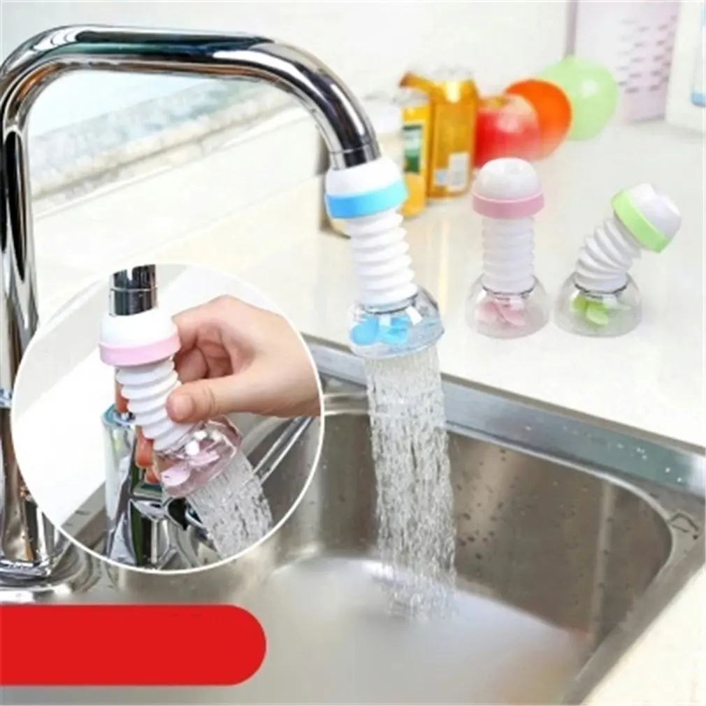 Регулируемый гибкий кухонный кран удлинитель крана экономия воды брызг на