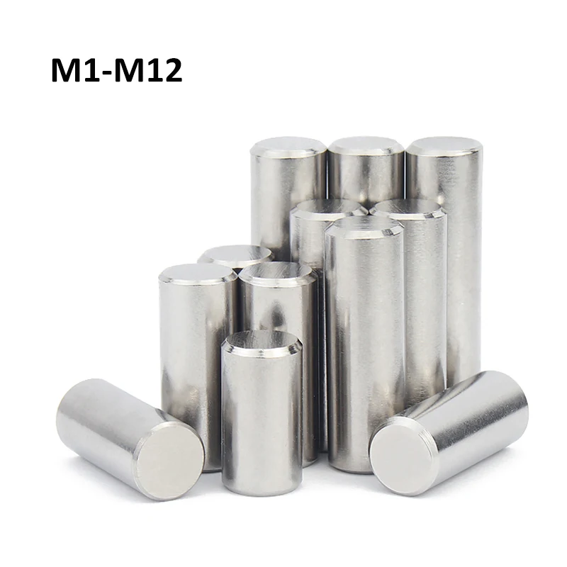 

304 Stainless Steel Cylindrical Pin Locating Dowel M1 M1.5 M2 M2.5 M3 M4 M5 M6 M8 M10 M12