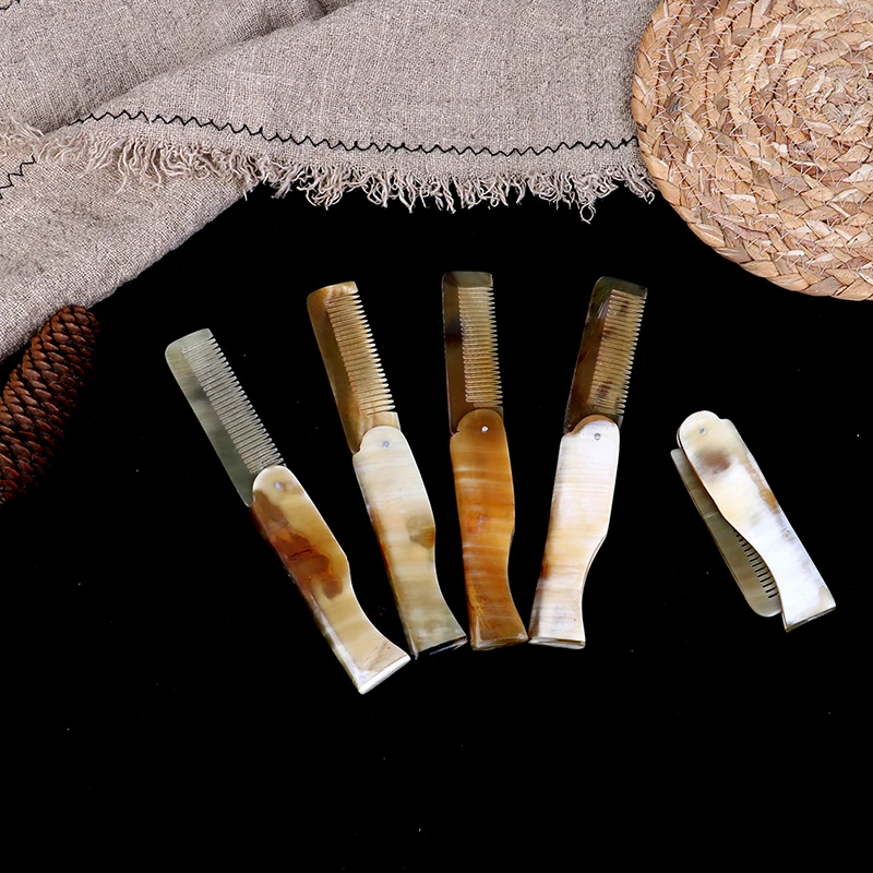 1 шт. складная Антистатическая щетка для бритья с натуральным гудком | Красота и