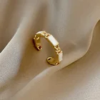 Кольцо женское в стиле ретро, роскошное элегантное модное кольцо в Корейском стиле, простое украшение для рук