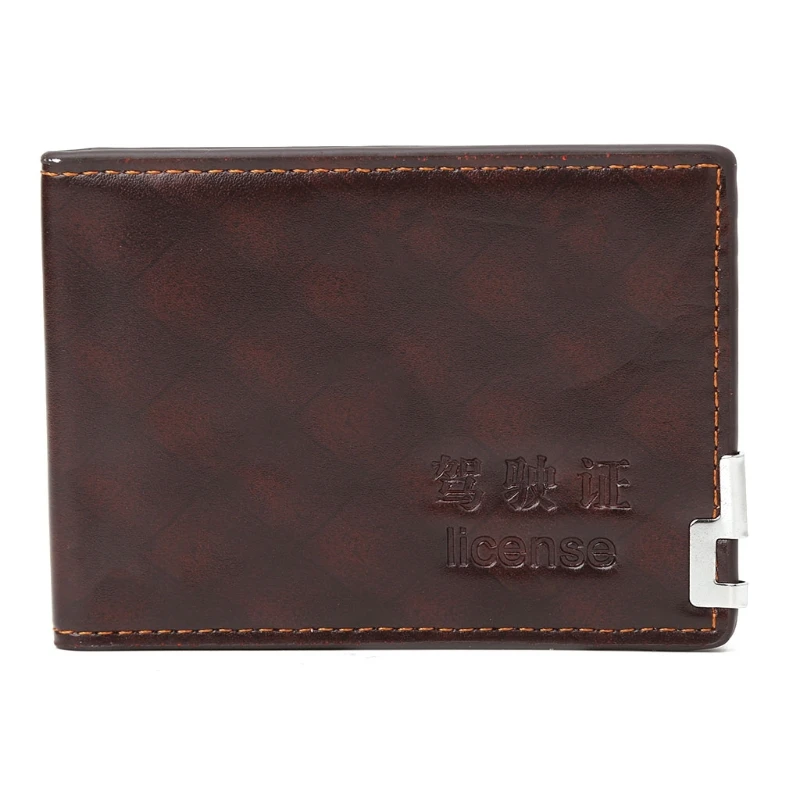 

Fashion Men Driving License Wallet ID Credit Card Holder Case Bifold Purse Y5JD