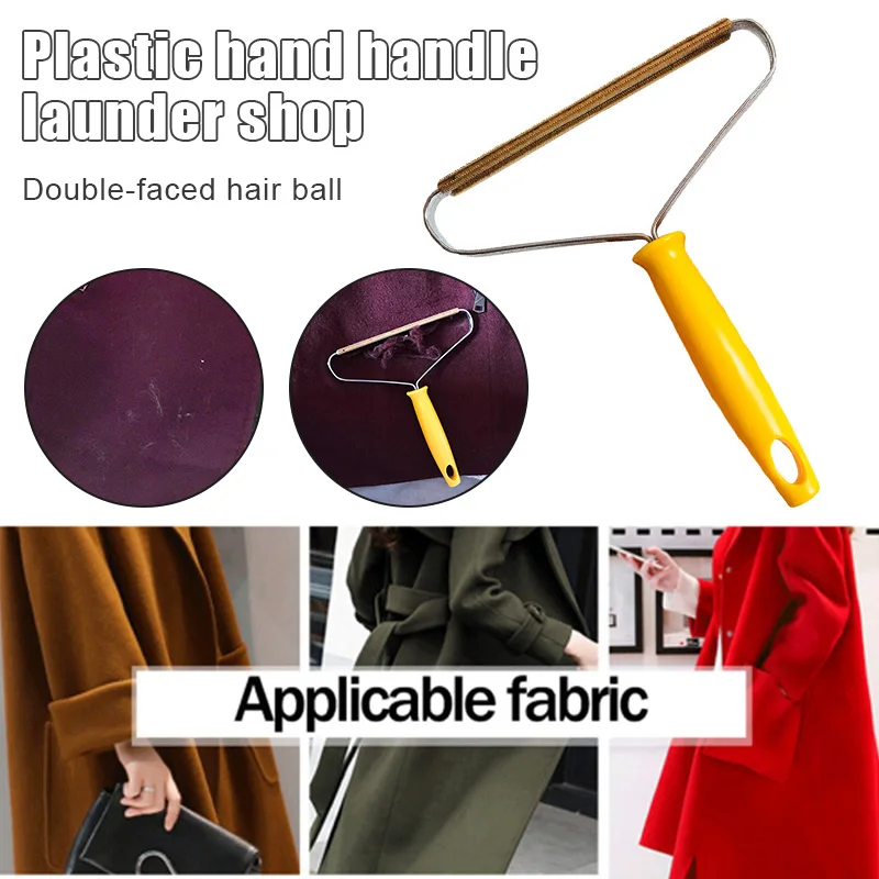 

Hot Portable Lint Remover Fuzz Shaver Manual Brush Plastic Handle for Sweater Clothes D6