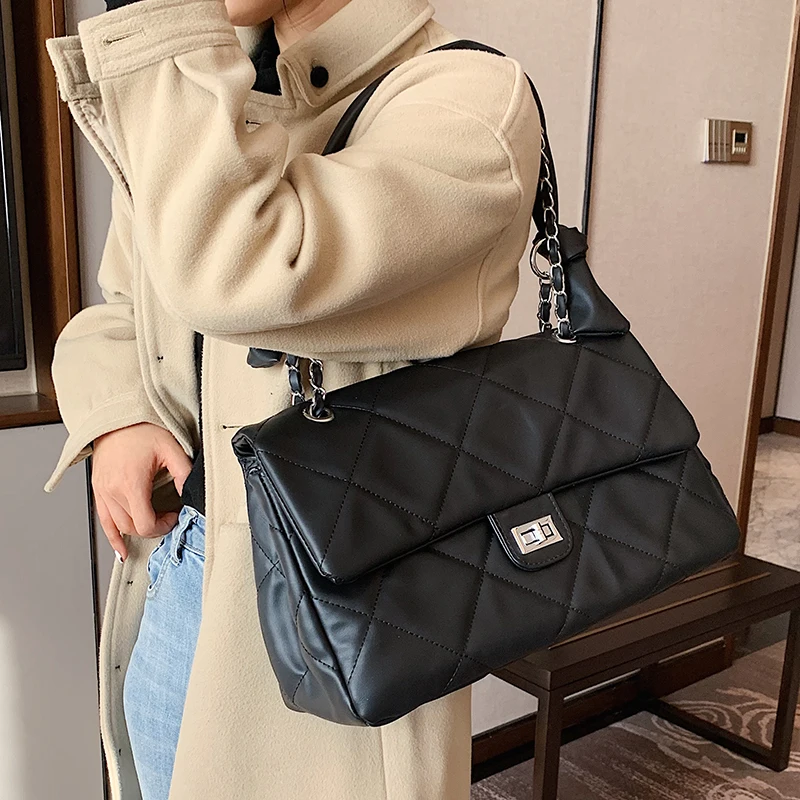 

High Quality Women Pu Leather Handbags Large Capacity Shoulder Bags Casual Female Crossbody Bags for Women Tote Messenger Bag