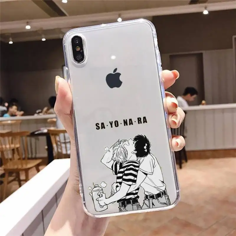

Banana Fish Anime art japanese anime Phone Case Transparent soft For iphone 5 5s 5c se 6 6s 7 8 11 12 plus mini x xs xr pro max