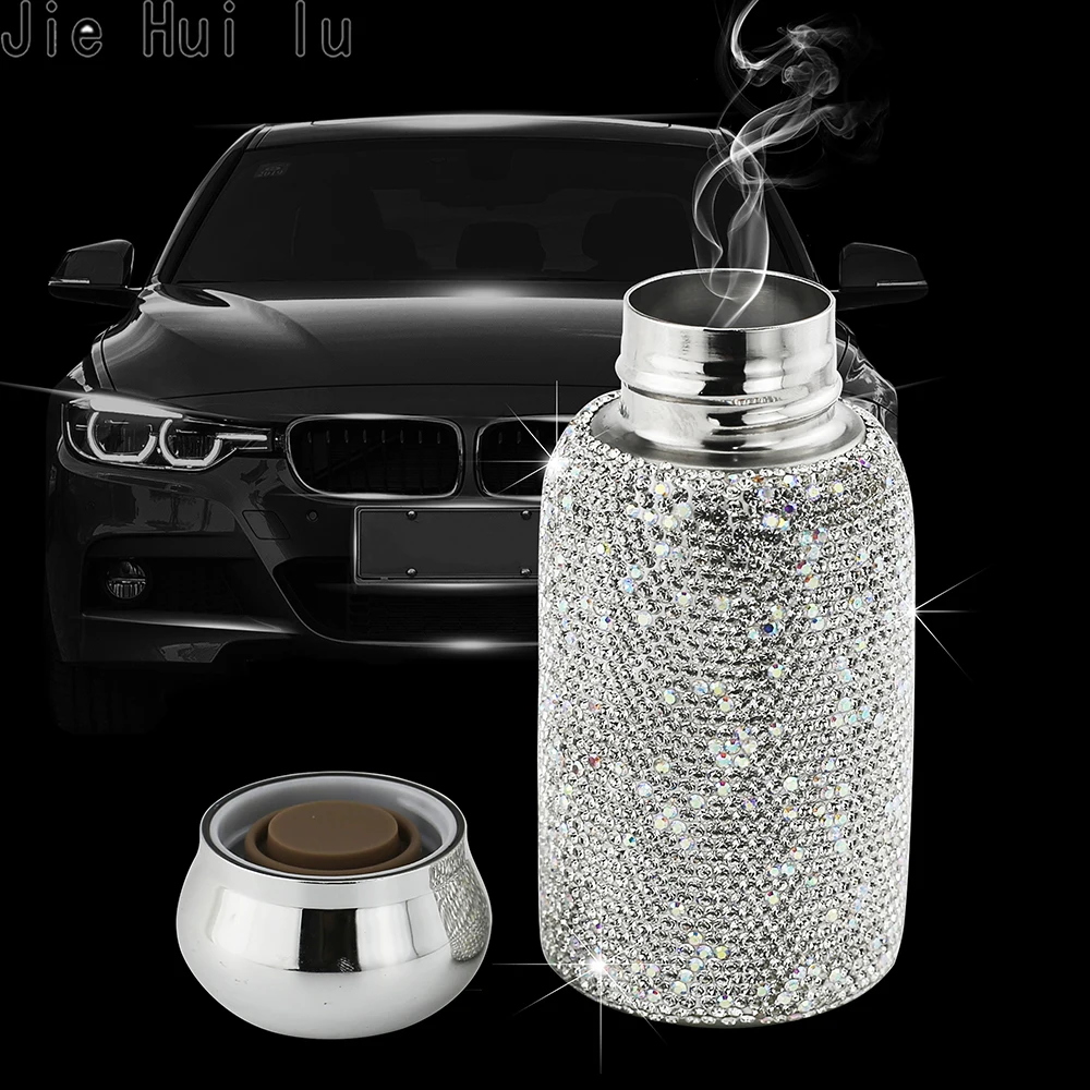 

Автомобильные аксессуары, креативный Алмазный Хрустальный термос, бутылка для воды, термос с дисплеем температуры для кофе, подарок