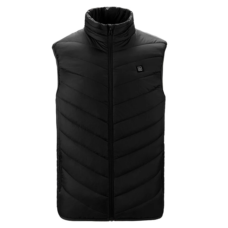 2 heating zones Heated Vest Warm Winter USB Electric Jacket Men Women Heating Coat Washable Thermal clothes jacket | Спорт и