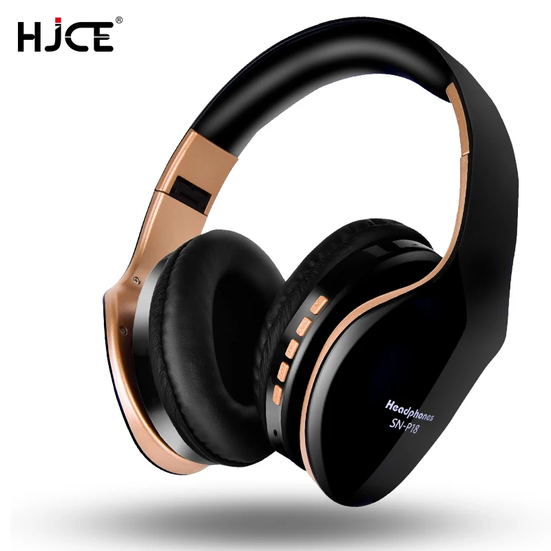 Беспроводные наушники Bluetooth гарнитура Складные стерео игровые с микрофоном для