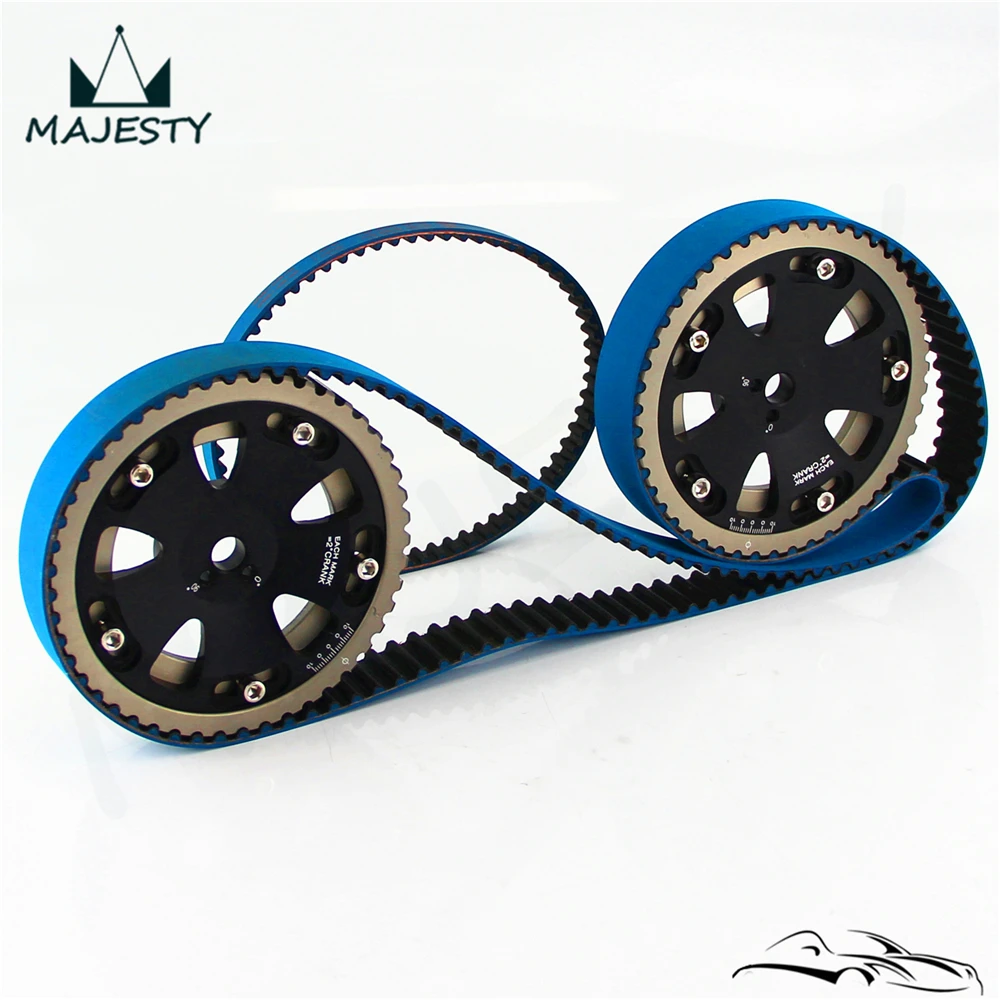 Ремень ГРМ + Balance Cam Gear подходит для EVO 1-9 Eclipse DSM 4G63 92-06 черный |