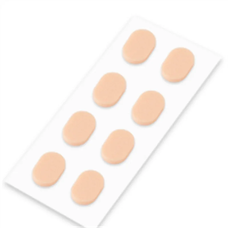 1 шт. = 4 пары Мягкие накладки для носа унисекс Самоклеящиеся противоскользящие