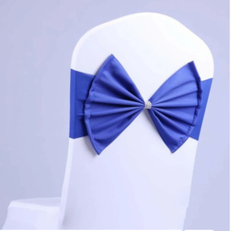 1 pack (10 pieces) large bow chair back flower belt tie band banquet wedding party cover craft decoration | Дом и сад