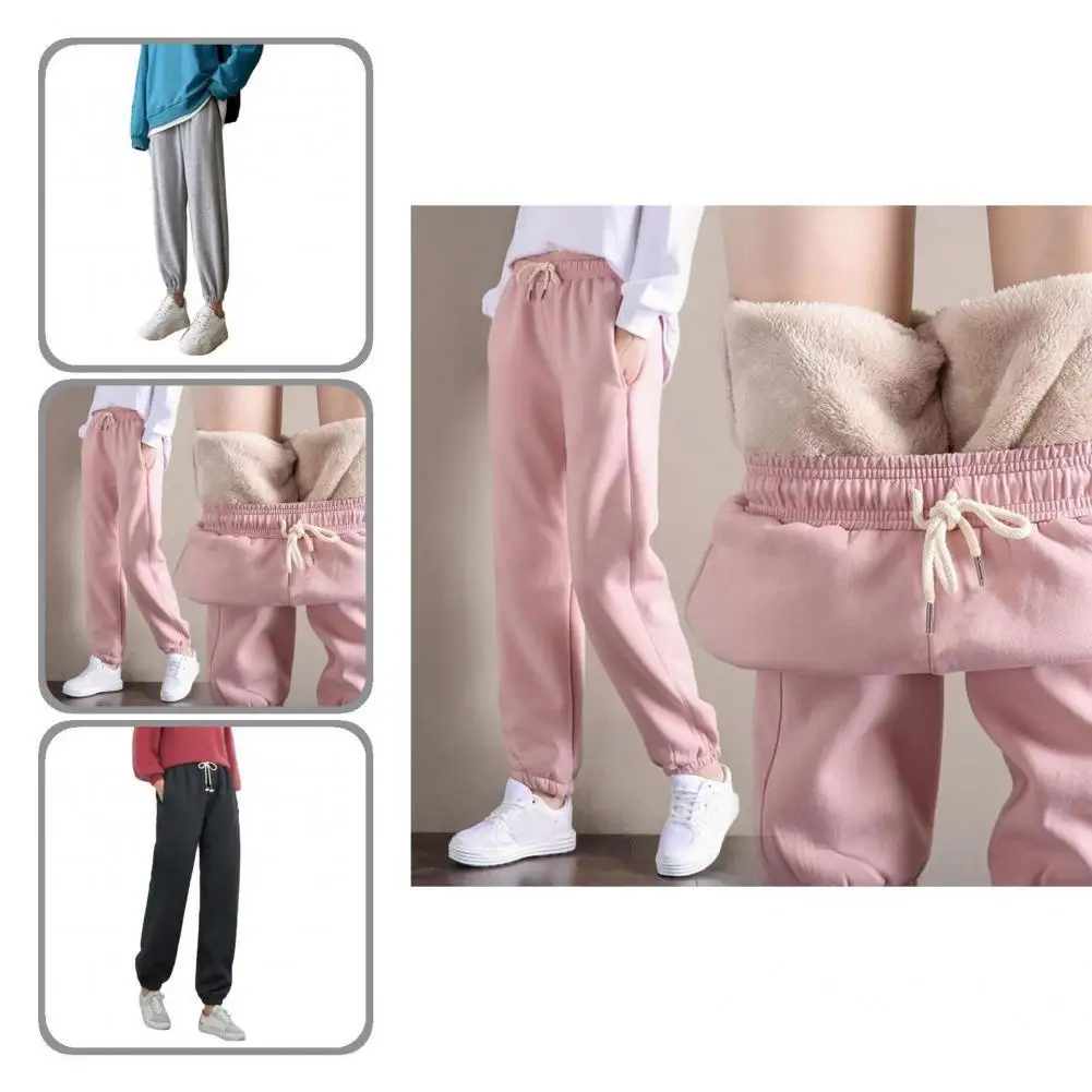 

Женские утолщенные шаровары с имитацией кашемира и завязкой на щиколотке для спорта